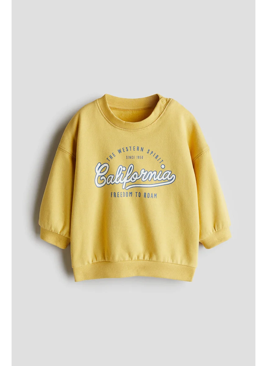 اتش اند ام Printed Sweatshirt