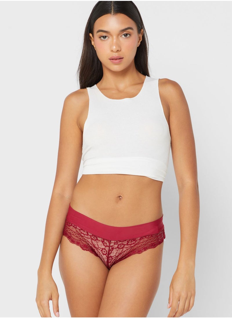 ELLA - Lace Cheeky Brief - Image 1