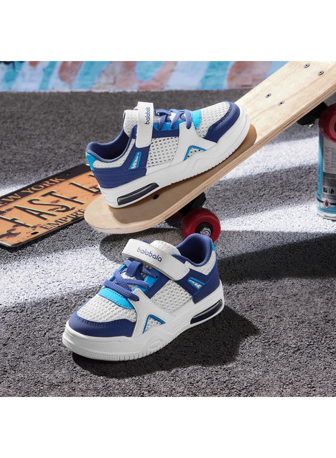 Balabala Lightweight Bounce Kids Sneakers - Boys' Casual Sports Shoes With Breathable Mesh, 2025 Summer New Color Block Design - Image 2