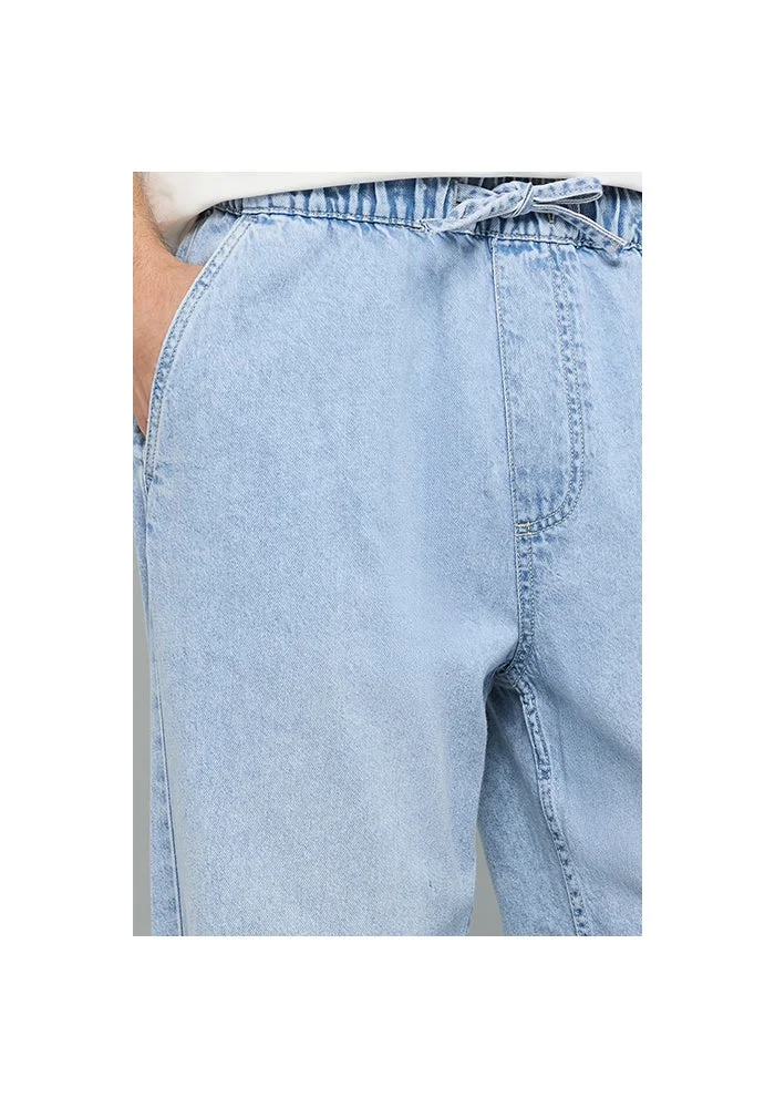 R&b  Washed Relaxed Fit Jeans with Button Closure for Men | Best Price UAE