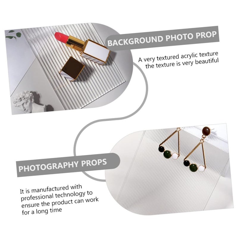 Teaux Unique Acrylic Background Board 29x18x0.5cm Photo Prop Easy To Use For Scene - Image 5