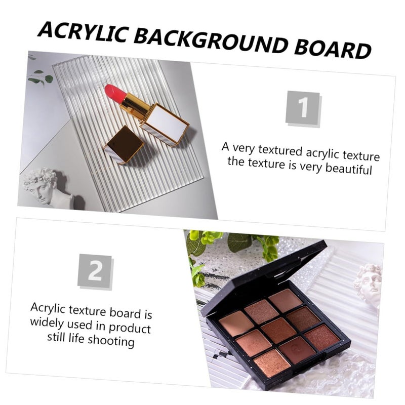 Teaux Unique Acrylic Background Board 29x18x0.5cm Photo Prop Easy To Use For Scene - Image 4