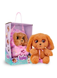 iMC Toys Baby Paws - Cocker Spaniel Puppy With Carrier | Soft And Cuddly Toy Puppy That Make 5 Adorable Sounds For Kids, Ages 4+  - Image 1