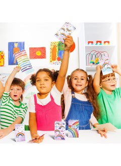 Chinco Chinco 24 Pcs Mini Rainbow Notebook Party Favors Rainbow Mini Notepads 2.36 x 3.94 Inch Rainbow Spiral Notebook Bound Memo Note Books Small Pocket Notebooks for Kids Birthday Party School Office  - Image 5