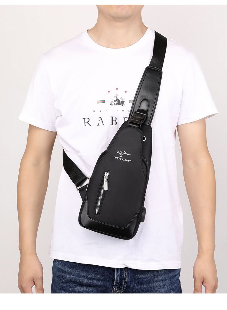 DubaiGallery Men Multifunctional Waterproof Password Anti-theft Chest Bag - Image 2