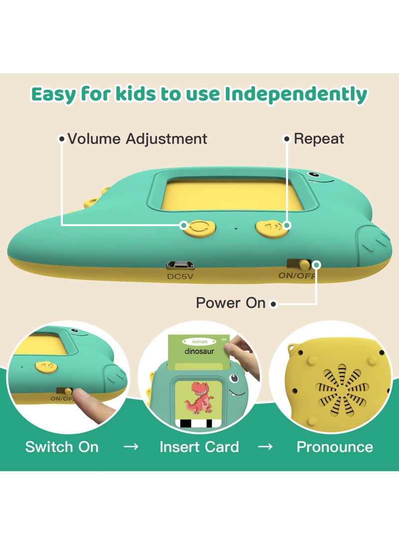 Talking Flash Cards,Toy for Toddler,Autism Sensory Product Speech Therapy Toys,Preschool Kindergarten Educational Toy Sight Words Phonics for 2 3 4 Year Old Boys Girls - Image 4