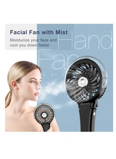 Generic HandFan Portable Handheld Misting Fan, Rechargeable Personal Mister Fan, Battery Operated Spray Water Mist Fan  - Image 5
