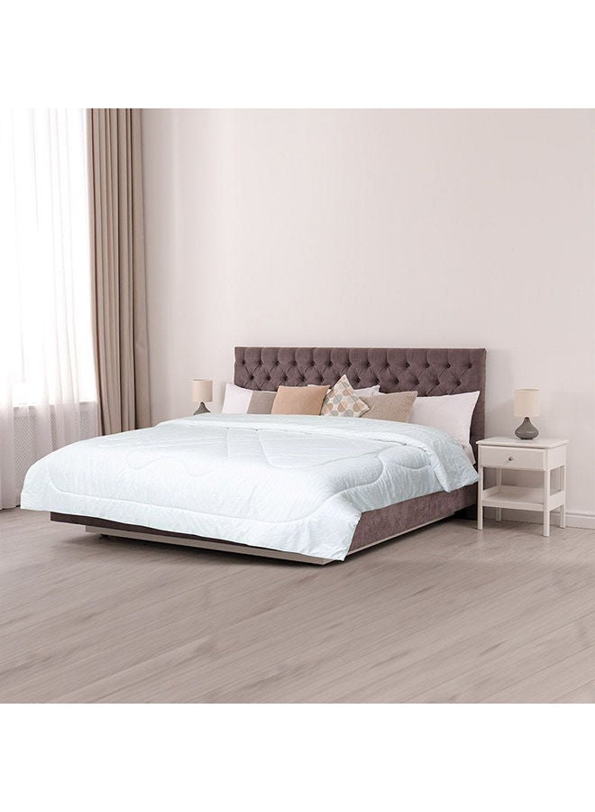 DANUBE HOME غطاء لحاف مخطط مريح بمقاس واحد  - Image 3