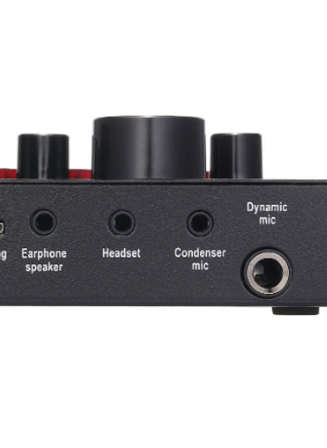 Generic USB External Sound Card For Audio Broadcast Black  - Image 3
