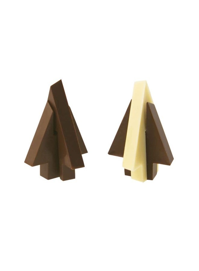 DECORA Interlocking Fir Chocolate Mould, Polycarbonate, 20 x 12 x 2.3 cm - Image 2