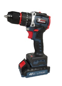 DEFAONS DEFAONS 48VF Cordless Power Drill Lithium Ion Electric Screwdriver Adjustable Torque Variable Speed High Power Motor LED Light Forward and Reverse Switch for Drilling Metal Wood Concrete and Tiles  - Image 2