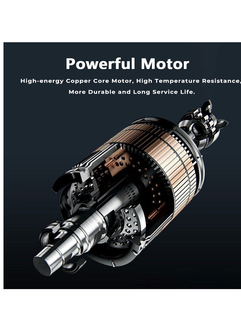 DEFAONS - DEFAONS 48VF Cordless Power Drill Lithium Ion Electric Screwdriver Adjustable Torque Variable Speed High Power Motor LED Light Forward and Reverse Switch for Drilling Metal Wood Concrete and Tiles - Image 1