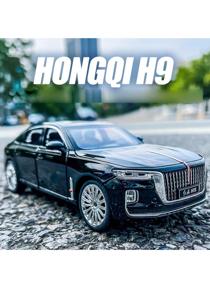 Swift - 1:24 Scale Hongqi H9 Toy Cars Diecast Model Luxury Metal Car Zinc Alloy Pull Back with Front and Back Lights, Open Door, Off Road Real Suspensions - Image 1