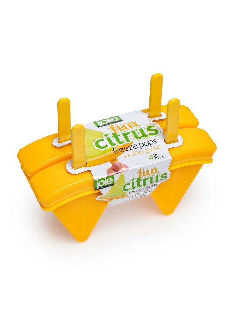 Joie Lemon Freeze Pops – Fun & Refreshing Homemade Ice Pops, BPA-Free, Easy-to-Use Molds for Summer Treats