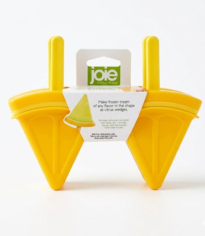 Joie Lemon Freeze Pops Ice Pop Molds BPA Free Reusable Popsicle Maker Fun Summer Ice Candy Molds Easy Fill Freeze Homemade Frozen Treat Maker for Kids Juice Yogurt Dessert - Image 4