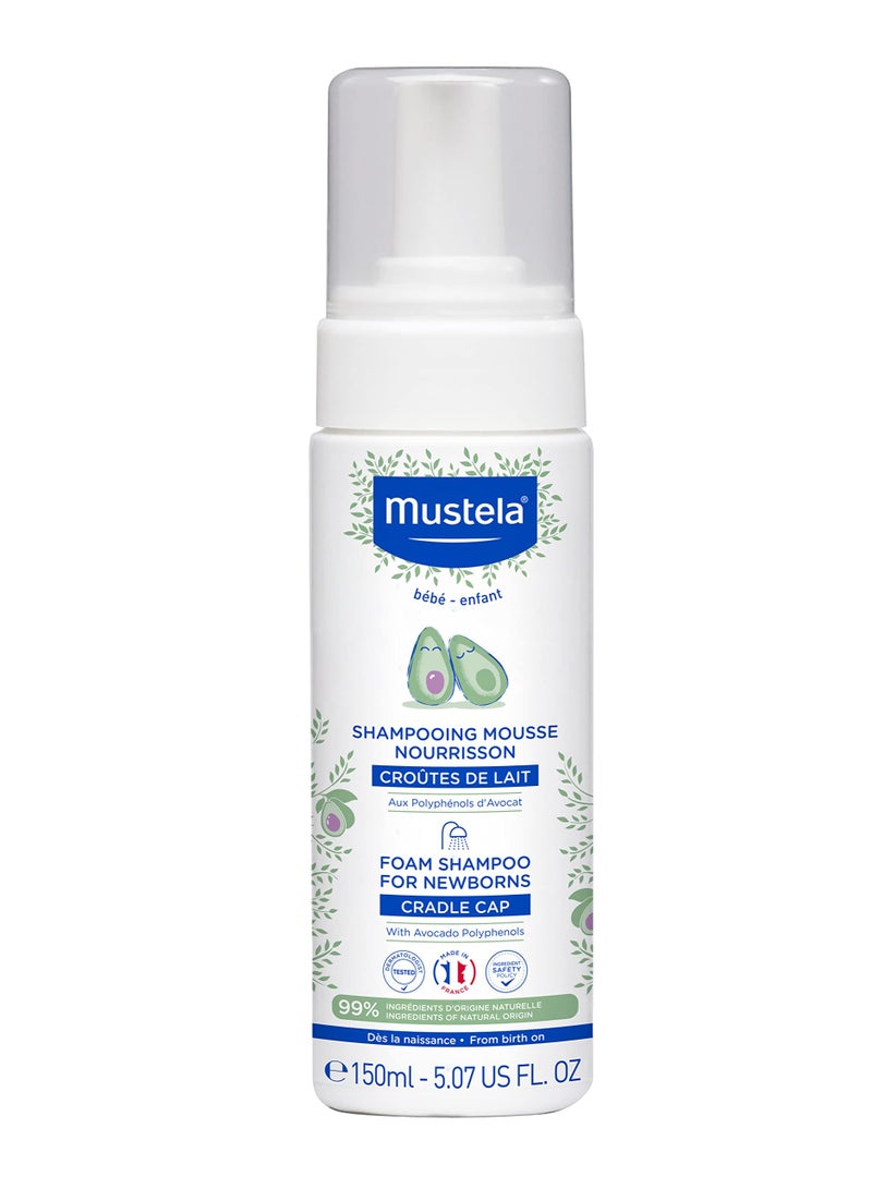 Mustela Foam Shampoo For New Borns 150Ml
