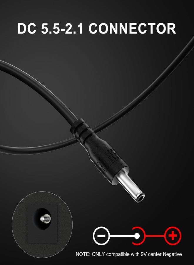 ووكور محول طاقة بديل من WUKUR لدواسات جيتار Boss PSA 9V، متوافق مع موديلات Boss PSA-120S، ME-80، ME-70، ME-25، ME-50B، GT-100، GT-1، GT-10، AD-10، BR-80، BR-600، DB-88، DB-90، CE-2B، RE-20، RC-1، RC-3 - Image 4