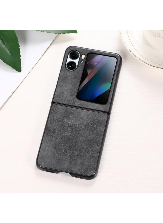 اس-توب جراب هاتف OPPO Find N2 Flip من نسيج مغربي مقاوم للصدمات مصنوع من مادة البولي يوريثان - Image 3