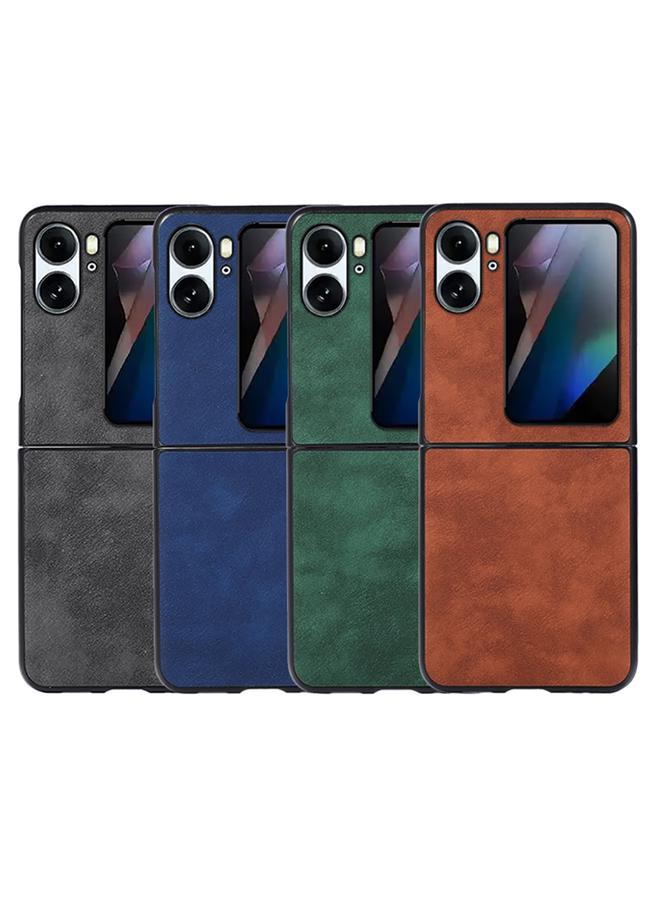 اس-توب جراب هاتف OPPO Find N2 Flip من نسيج مغربي مقاوم للصدمات مصنوع من مادة البولي يوريثان - Image 4