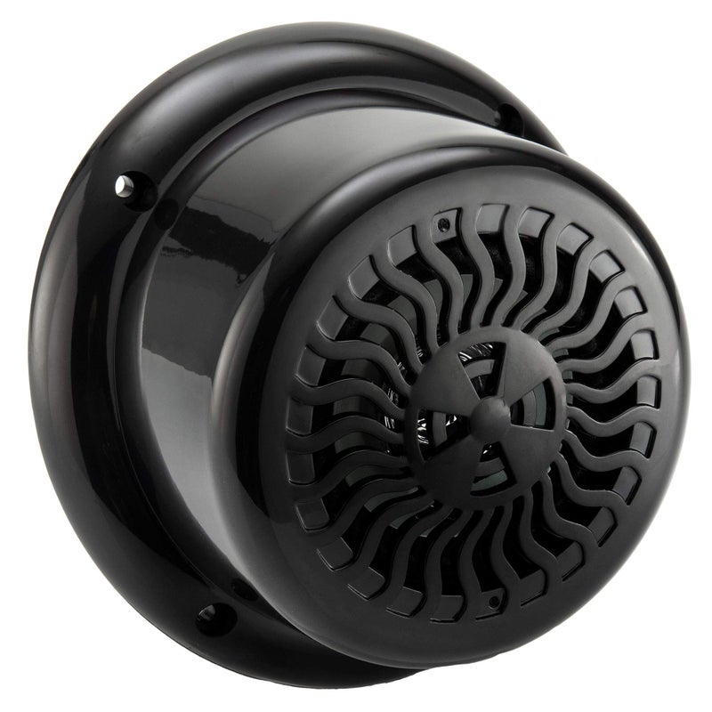 RecPro RV Flush Mount Speaker | Exterior 5.25" Black Wavy Blue LED | Waterproof (2 Pack) - Image 3