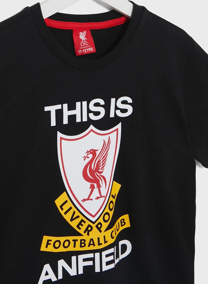 Liverpool FC  Kids Liverpool This Is Anfield T-Shirt for Men | Best Price UAE