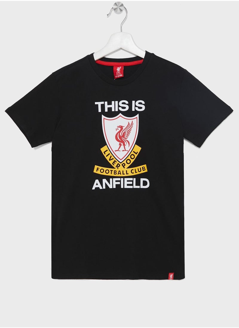 Liverpool FC - Kids Liverpool This Is Anfield T-Shirt - Image 1