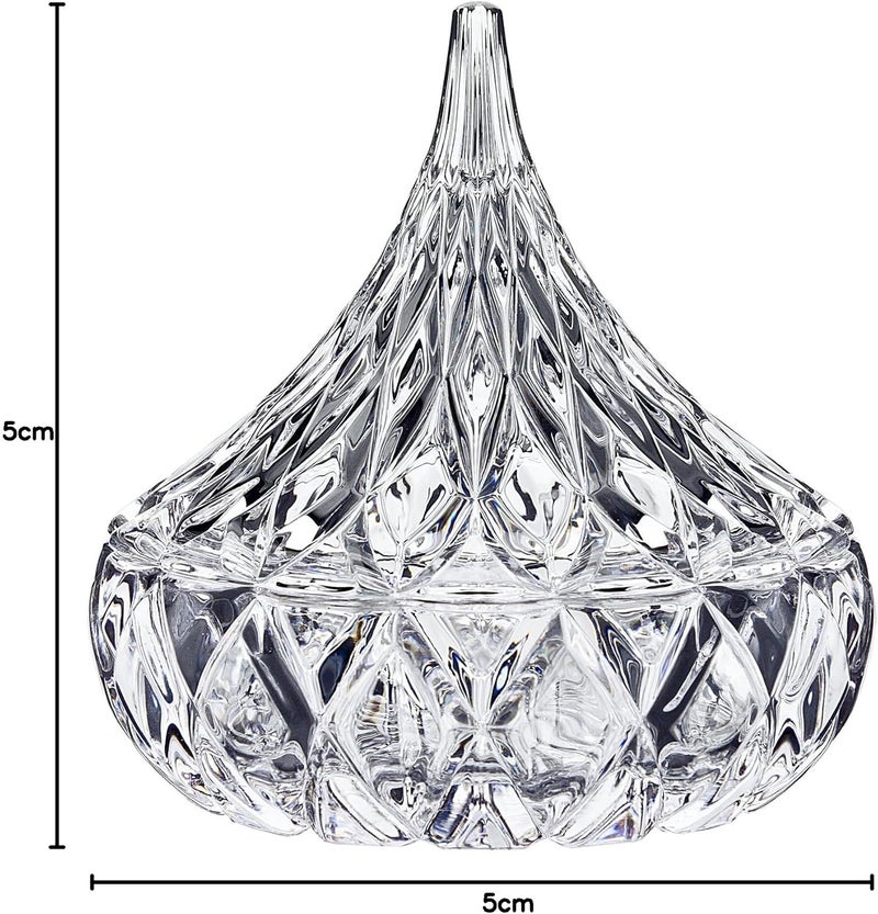 Godinger Dublin Crystal Clear Hershey's Kiss Candy Dish - 5 Liters - Image 4
