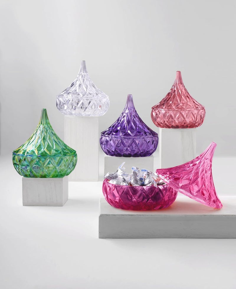 Godinger Dublin Crystal Clear Hershey's Kiss Candy Dish - 5 Liters - Image 3