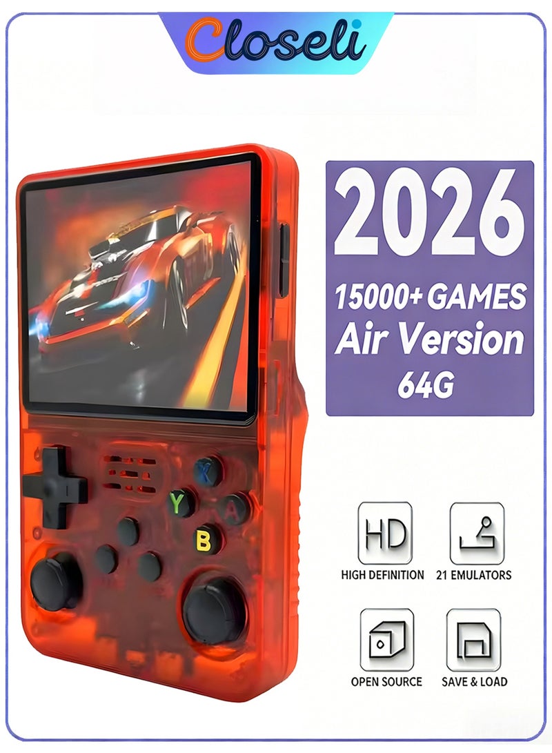 Closeli Handheld Retro Game Console, Portable Gaming Console, Video Game,Built-in 64GB Storage, 15000+ Games, 3.5 Inch IPS HD Screen, 3500mAh Rechargeable Battery, Linux Open Source System, OTG Support, Up to 256GB TF Expansion, Gift for Kids Adults - Image 1