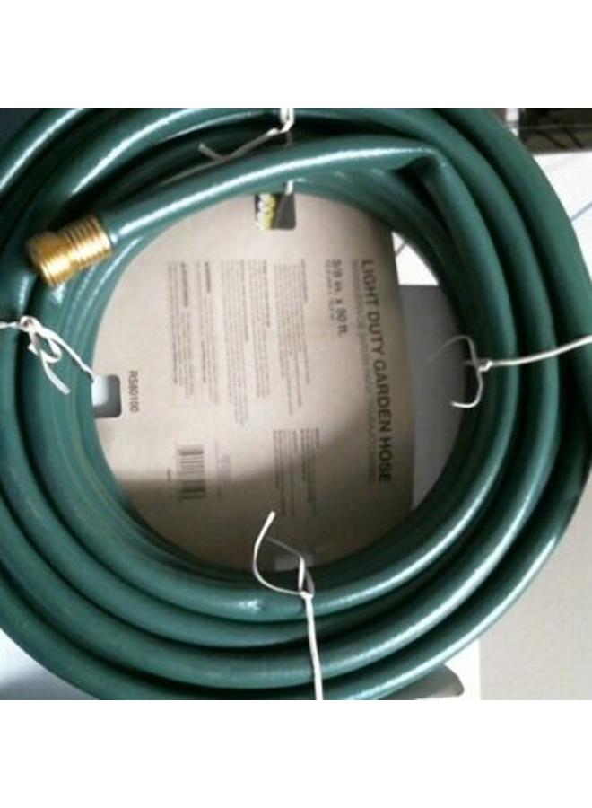 هوم بلس خرطوم مياه للحديقة قابل للتمديد خفيف الوزن من الفينيل من Home Plus باللون الأخضر مقاس 50 قدمًا × 5/8 بوصة - Image 4