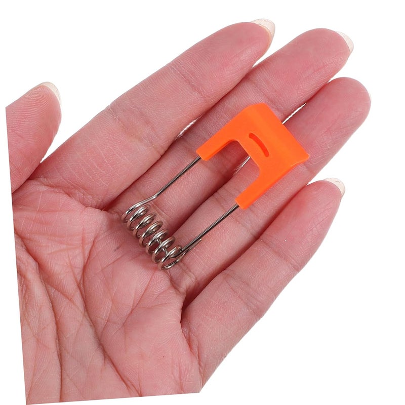 100 قطعة مشابك ربيعية للإنارة المدمجة من البلاستيك لتثبيت تركيبات الإضاءة المدمجة بأمان ودعم التثبيتات المتعددة - Image 5