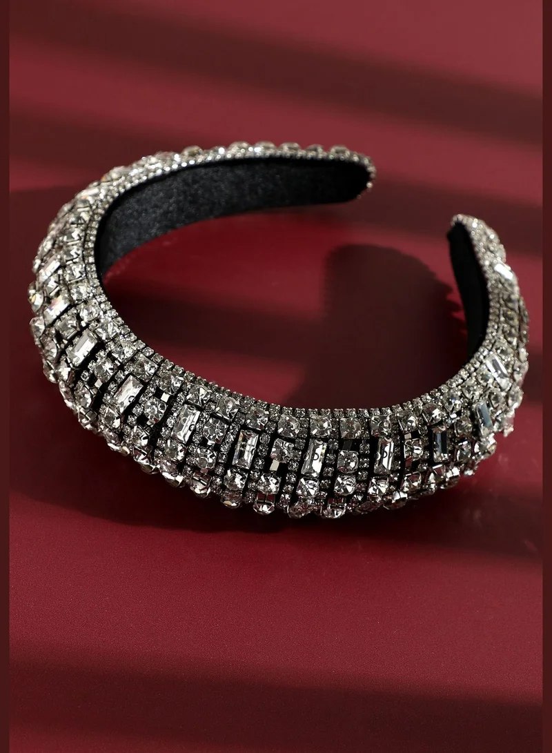 SOHI Trendy Designer Stone Western Wear Hair Band For Women