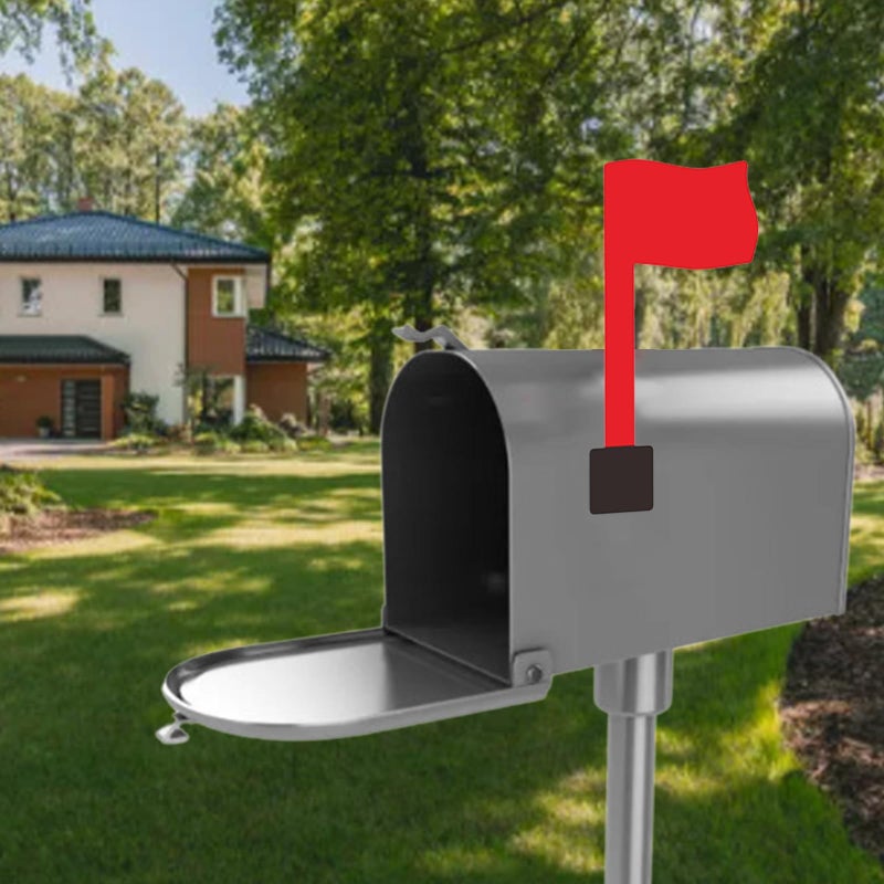 Pcmursal Mailbox Replacement Flag Kit Red Flag For Mailbox Universal Replacement Mailbox Flag With Double Sided Sticky Pads - Image 5