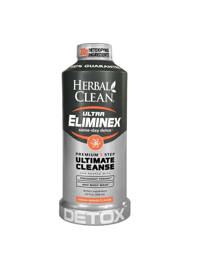 Herbal Clean ألترا إليمينيكس، تنظيف نهائي فائق من خطوة واحدة، ديتوكس في نفس اليوم، (فراولة-مانجو، 32 أونصة سائلة) - Image 1