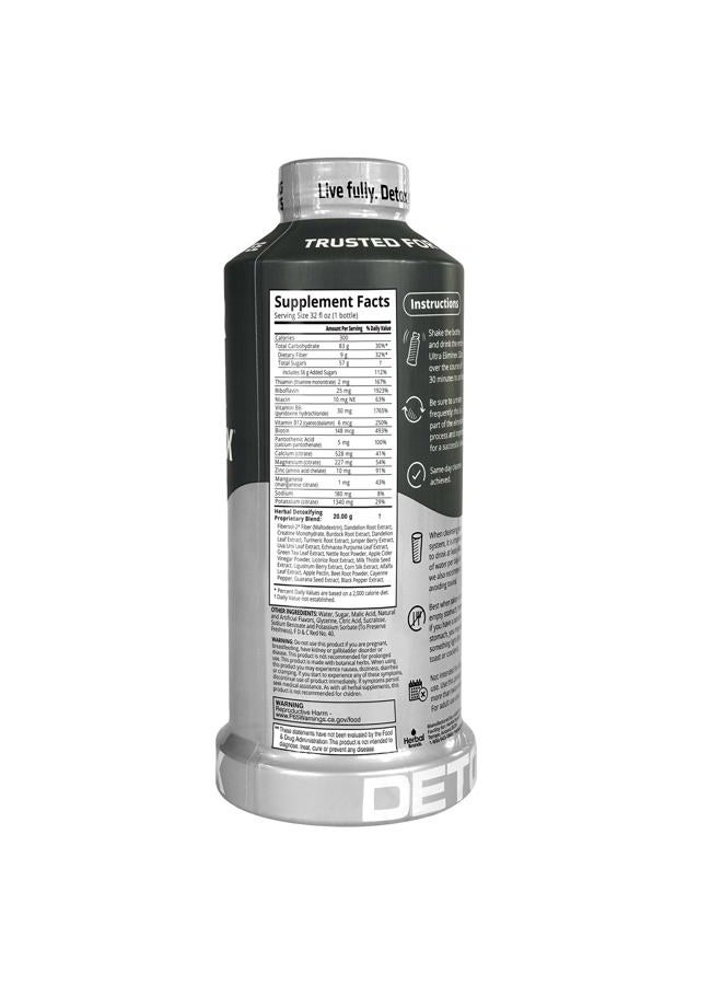Herbal Clean ألترا إليمينيكس، تنظيف نهائي فائق من خطوة واحدة، ديتوكس في نفس اليوم، (فراولة-مانجو، 32 أونصة سائلة) - Image 2