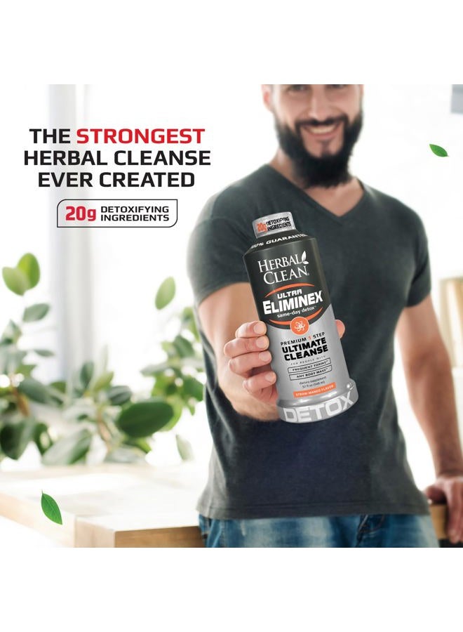 Herbal Clean ألترا إليمينيكس، تنظيف نهائي فائق من خطوة واحدة، ديتوكس في نفس اليوم، (فراولة-مانجو، 32 أونصة سائلة) - Image 5