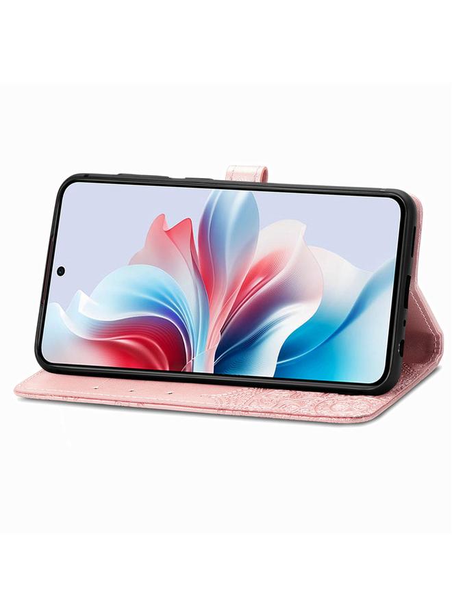 S-TOP Case For OPPO Reno11 F 5G Mandala Flower Embossed Leather Phone Case - Image 4