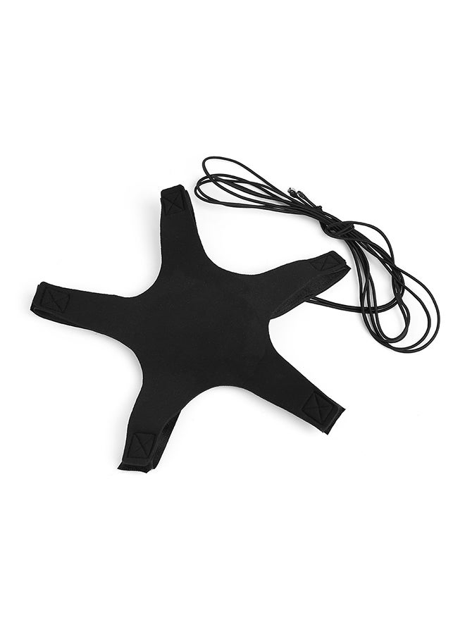 Halamodo Football Kick Trainer,Soccer Training Aids Hands Free Throw Sole Practice Equipment,with Adjustable Belt Elastic Rope,Solo Juggling & Ball Control Practice Aid - Image 1