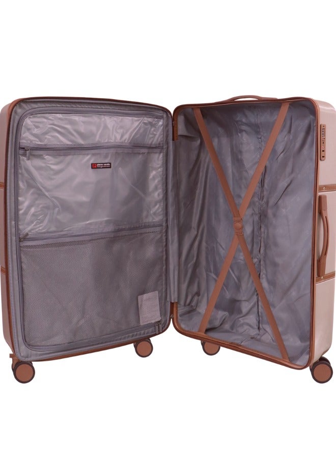 Pierre Cardin ABS+Zipper Collection Set of 3 Rose Gold - Image 3