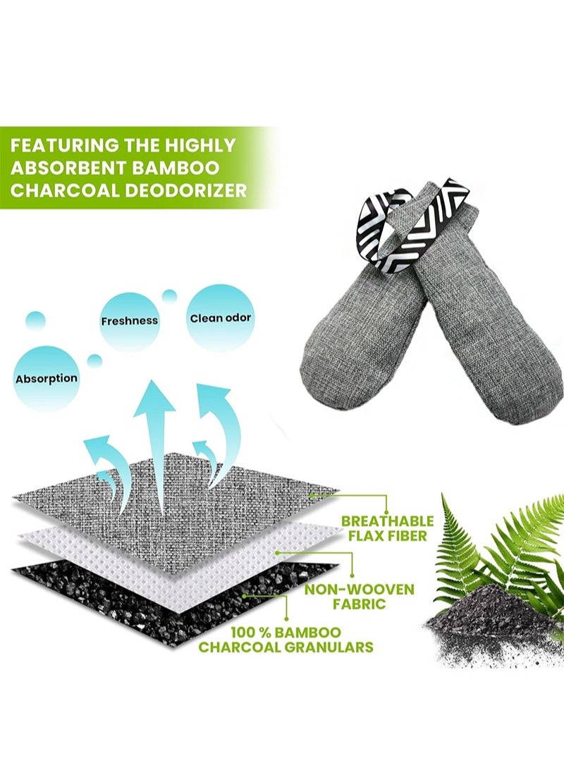 Legreen Natural Air Purifying Bags，Boxing Glove Deodorizer And All Sports Glove Deodorizer, Absorbs Odors And Keeps Gloves Fresh (Cologne Scent)