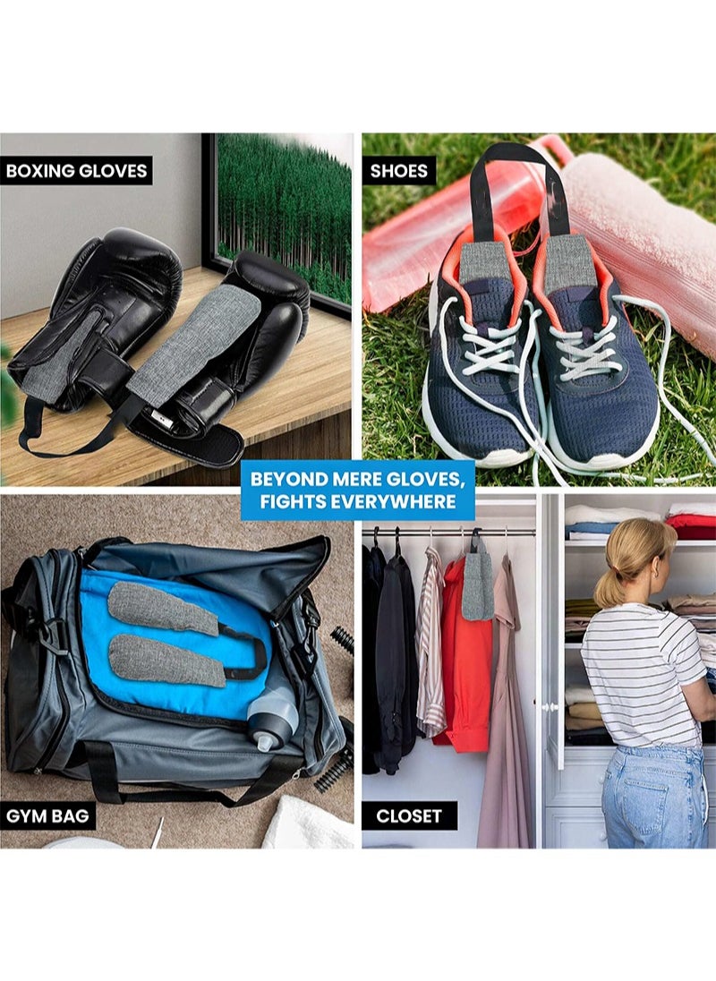 Legreen Natural Air Purifying Bags，Boxing Glove Deodorizer And All Sports Glove Deodorizer, Absorbs Odors And Keeps Gloves Fresh (Cologne Scent)