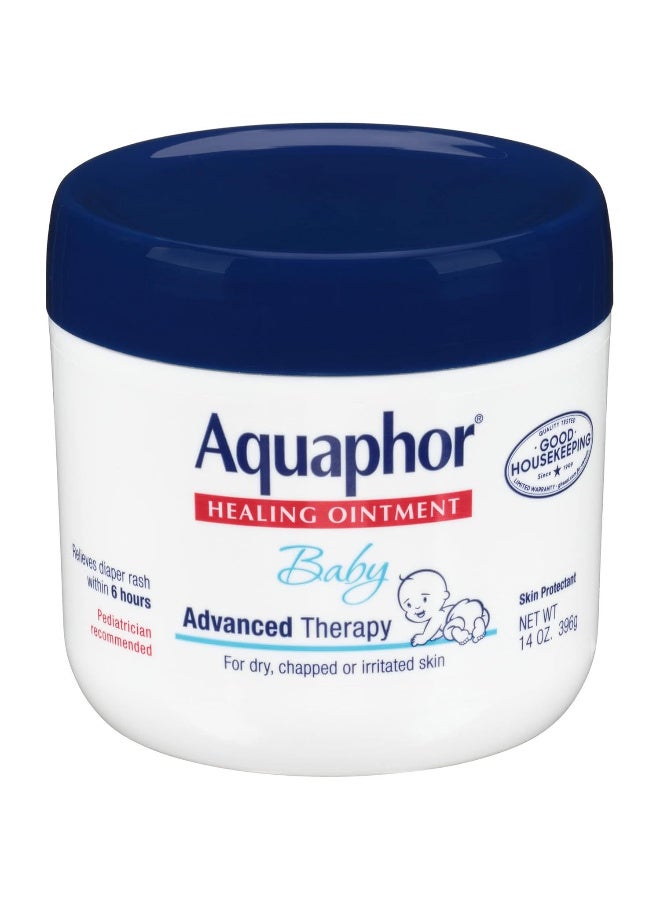 Aquaphor Baby Healing Ointment, Advanced Therapy Skin Protectant, Dry Skin Body Moisturizer, Multi-Purpose Healing Ointment, For Dry, Cracked Skin & Minor Cuts & Burns, 14 Oz JarCracked Skin & Minor Cuts & Burns, 14 Oz Jar - Image 1