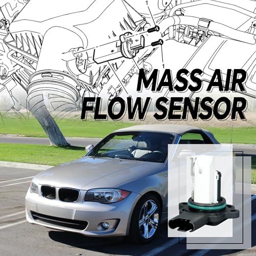 AdvanEX Mass Air Flow Sensor 74-50082 MAF Compatible with BMW 128i/ 328i/ 328xi/ 528i/ 528xi/ X3/ X5/ Z4, Replaces 5WK97508Z 8ET009142631 13627551638 - Image 2