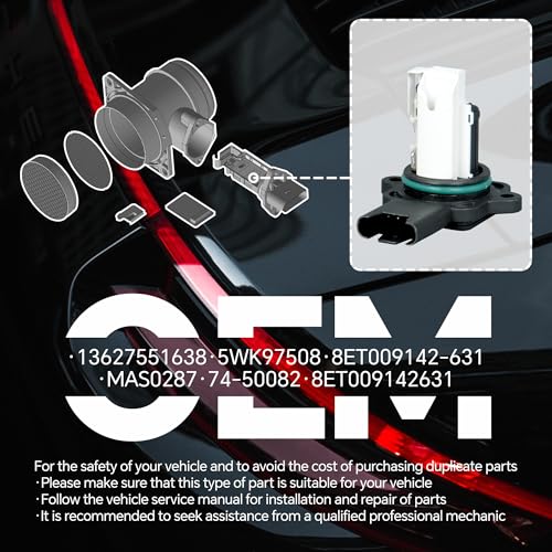 AdvanEX Mass Air Flow Sensor 74-50082 MAF Compatible with BMW 128i/ 328i/ 328xi/ 528i/ 528xi/ X3/ X5/ Z4, Replaces 5WK97508Z 8ET009142631 13627551638 - Image 4