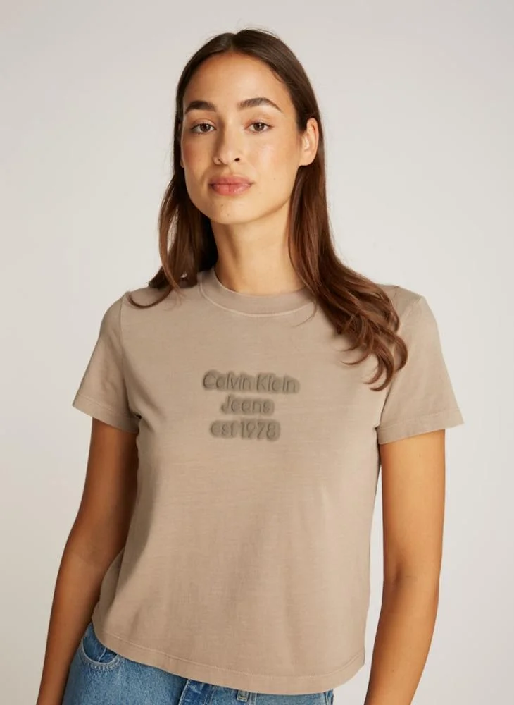 Calvin Klein Jeans Graphic Crew Neck T-Shirt