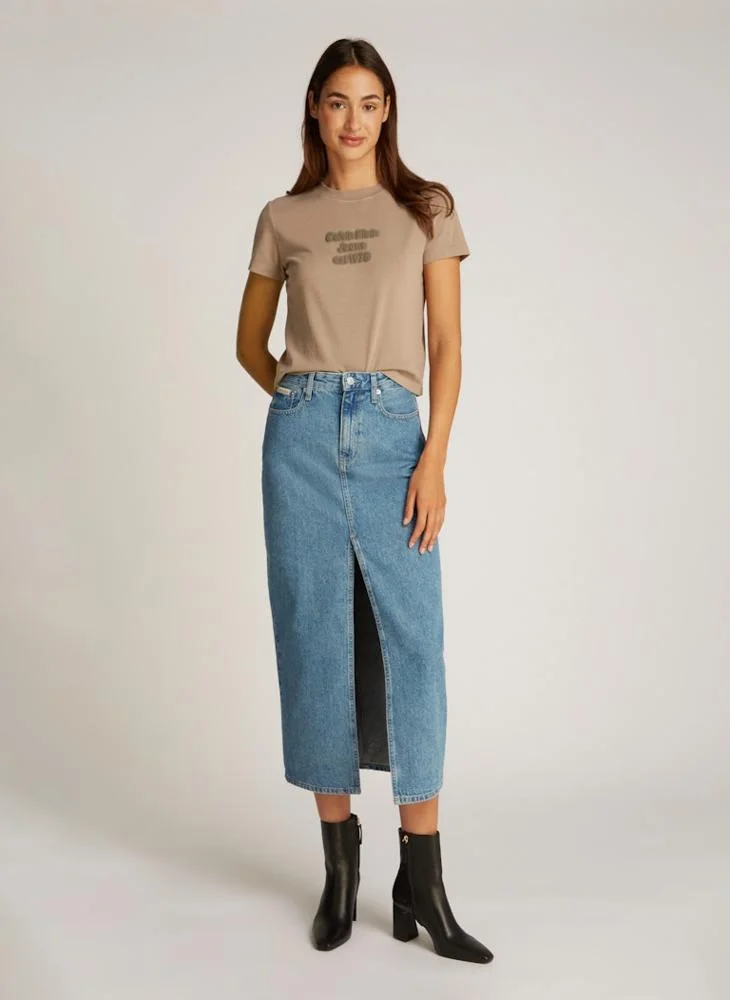 Calvin Klein Jeans Graphic Crew Neck T-Shirt