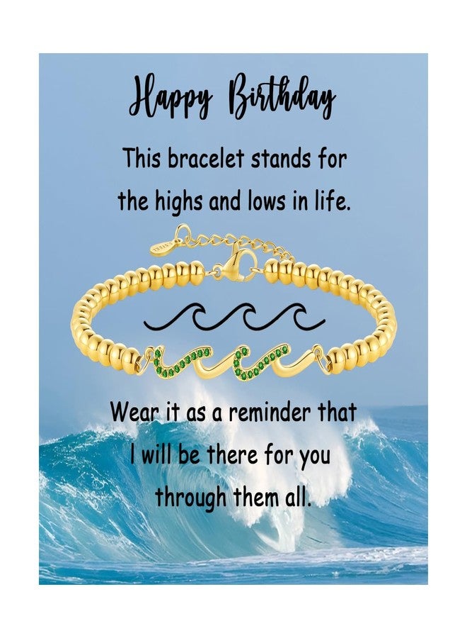 BABORI Birthday Gifts for Women, Unique Birthday Bracelet for Her Women Friend Mother Daughter Sister Wife Bestie - Image 1