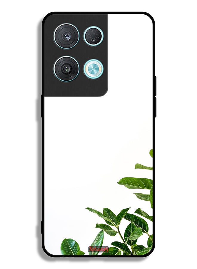 Tolwak غطاء حماية أوبو رينو 8 برو 5G جوش كالبريز أوراق - Image 2