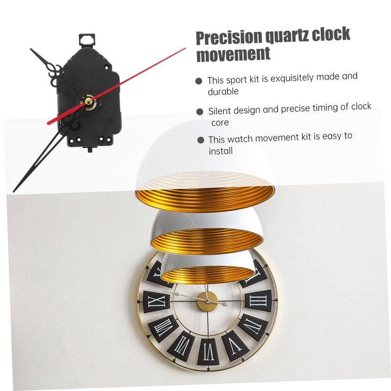 Silent Quartz Clock Movement Set With 14mm Pendulum Motor For DIY Repair Crafts - Image 4