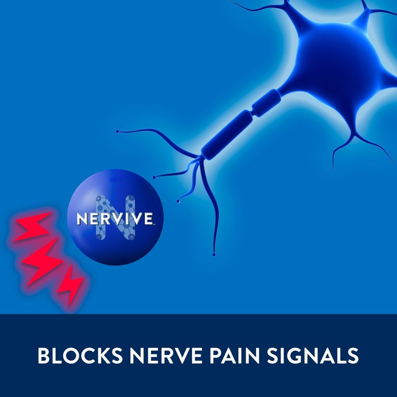 Nervive كريم نيرفايف لتخفيف الألم، أقصى قوة، مسكن موضعي غير دهني مع ليدوكائين ونعناع للأصابع، القدمين، الأصابع، اليدين، الساقين والذراعين، 3.0 أونصة - Image 4